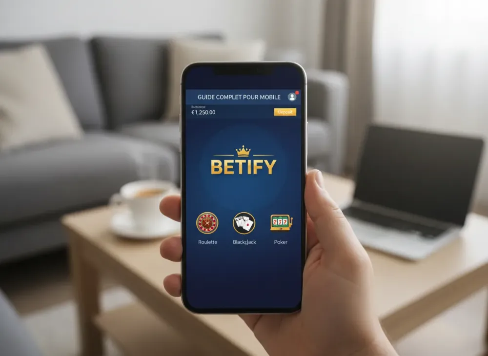 Betify application - Guide complet pour mobile