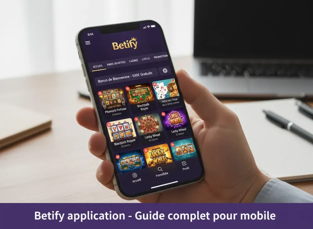 Betify application - Guide complet pour mobile